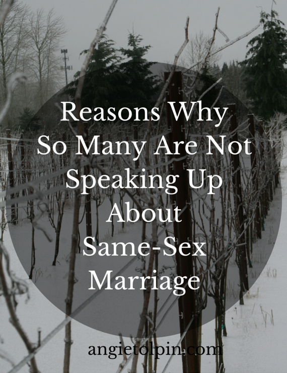 Reasons WhySo Many Are NotSpeaking