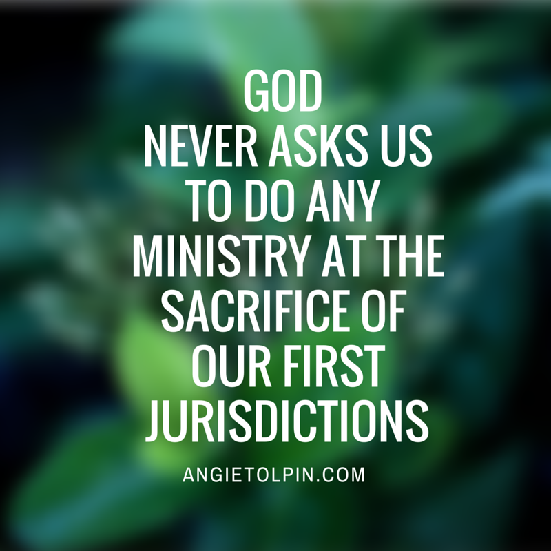 God never asks to do any ministry at the